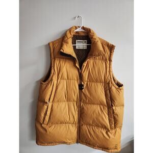 Timberland Duck Down Zippered Winter Vest Polyester Nylon Men’s Size XXL